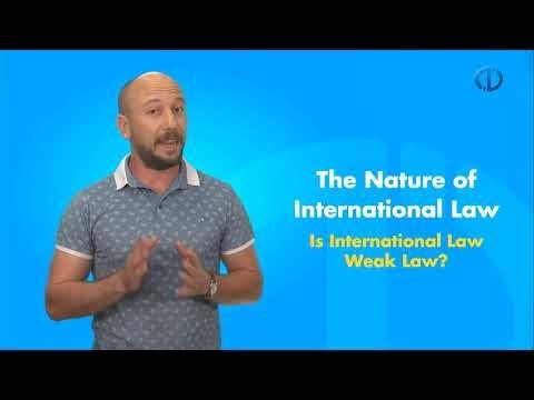 Чем национальное право отличается от международного права?