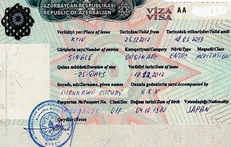 Особенности въезда в Азербайджан